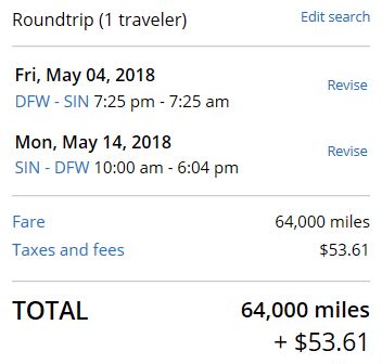 a screenshot of a travel schedule