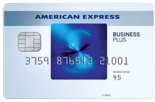 a credit card with a blue square and silver logo