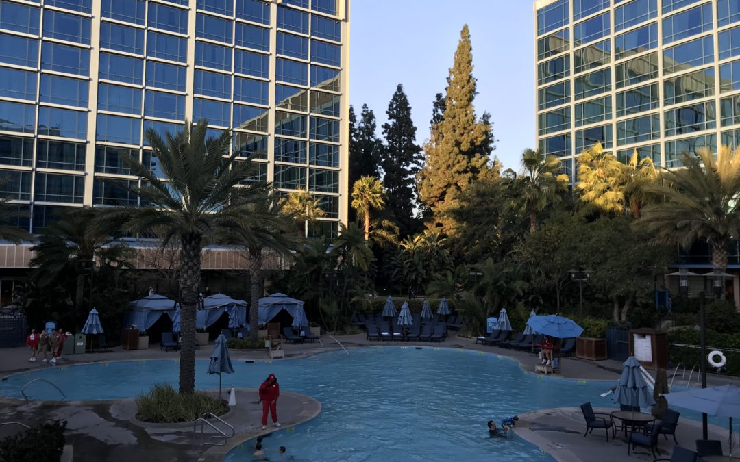 Disneyland Hotel Frontier Tower adjoining deluxe view rooms review