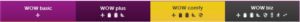 a yellow and purple rectangle