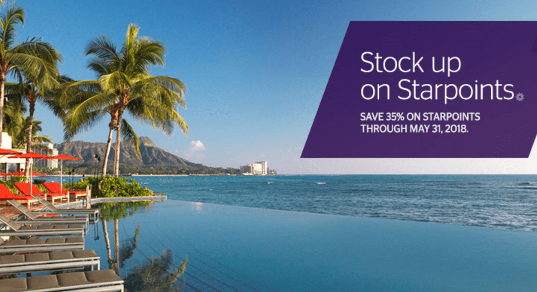 35% off Starpoints for a Limited Time!