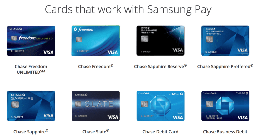Samsung Pay Use your Chase Card 3x, Get 10 Amazon GC Free Points