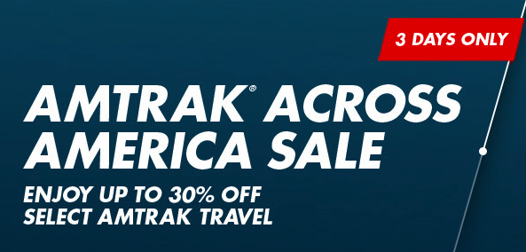 Amtrak Across America Sale — save up to 30%!