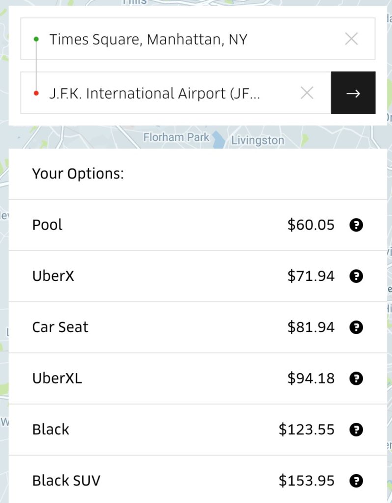 cheapest-best-way-manhattan-jfk-airport-uber - Points with a Crew