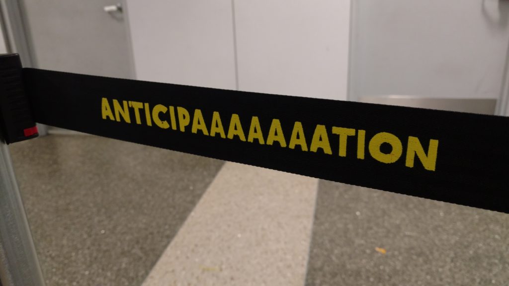 a black tape with yellow text