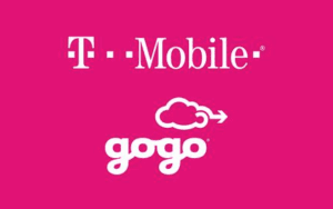 a pink logo with white text
