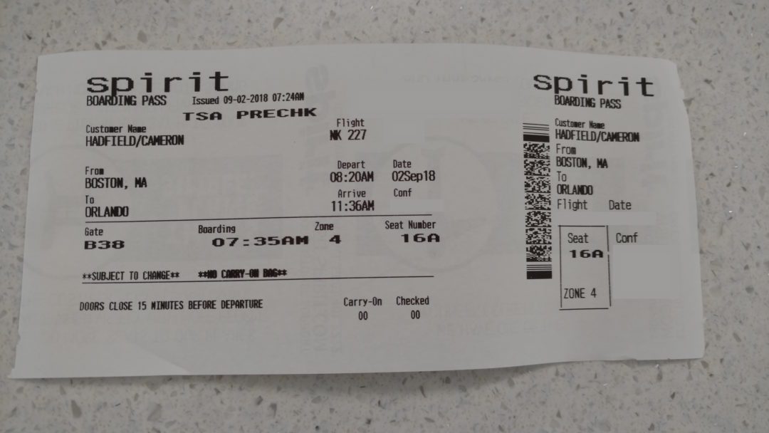 How to get a Good Seat on Spirit for Free! Points with a Crew