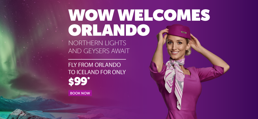 WOW Air: $99 to Iceland, $149 to Europe from Orlando