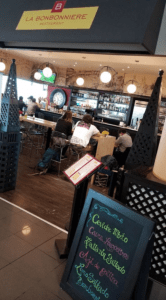 people sitting at a bar