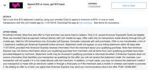Lyft Amex Offer