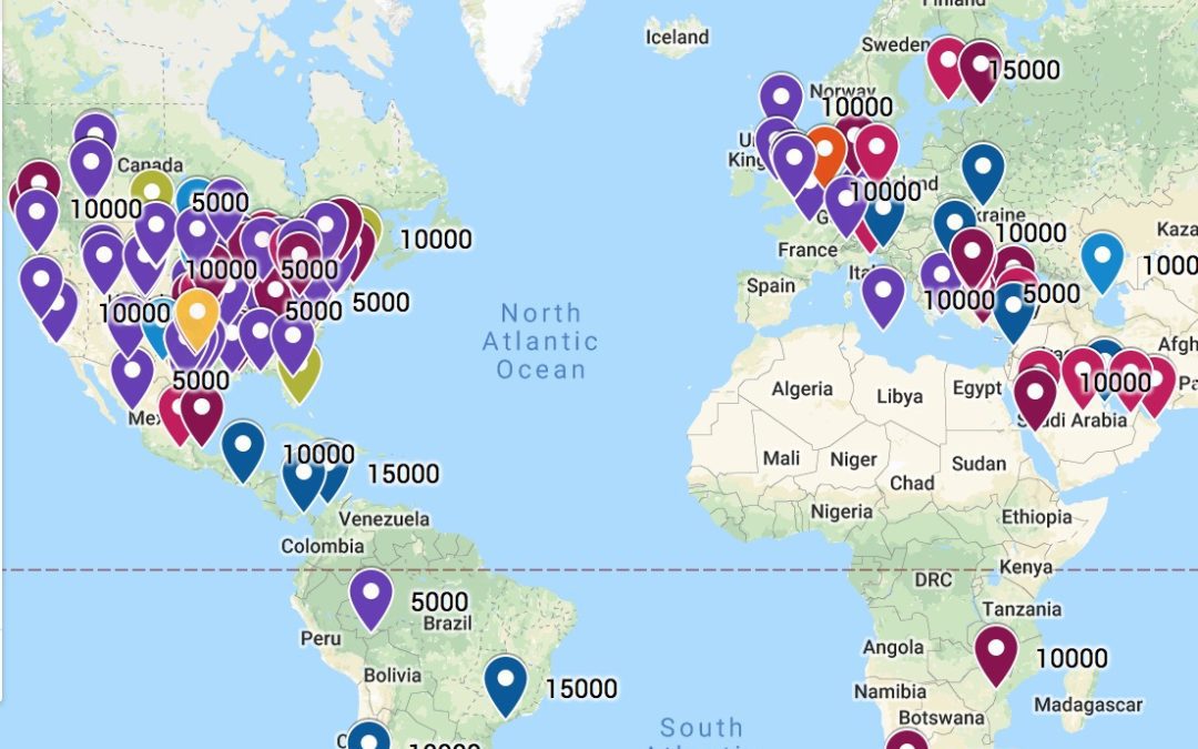 The IHG Point Breaks map and sortable table is updated (September – November 30, 2018)