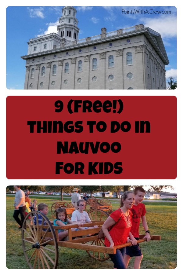 9 free things to do in Nauvoo Illinois for kids, teens and family travel. Find out about American and Mormon / LDS history #mormon #lds #history #nauvoo