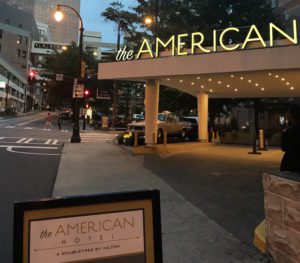 a sign on a building