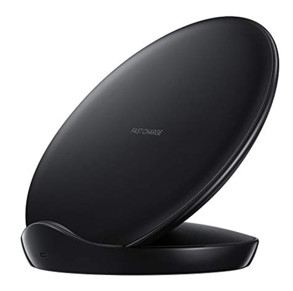 a black wireless charger