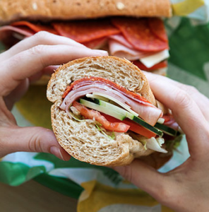 Subway $5 off $5 when you pay with PayPal