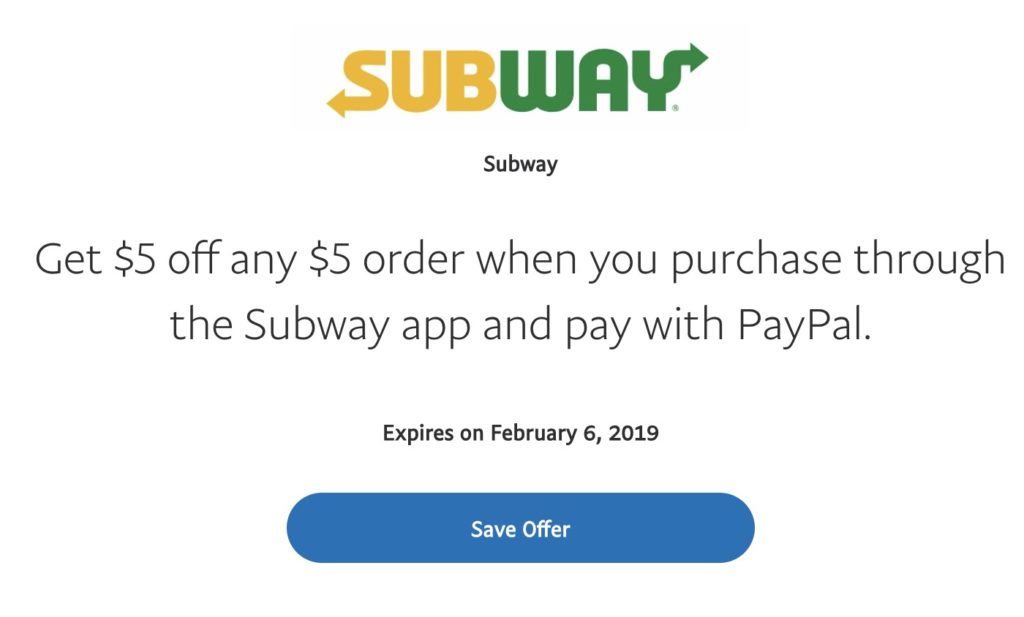 a screenshot of a subway app