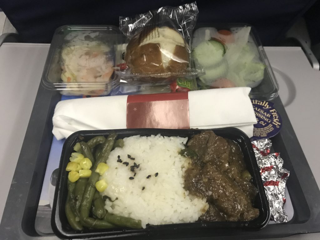 delta 767 economy class food