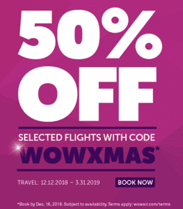 a purple and white advertisement