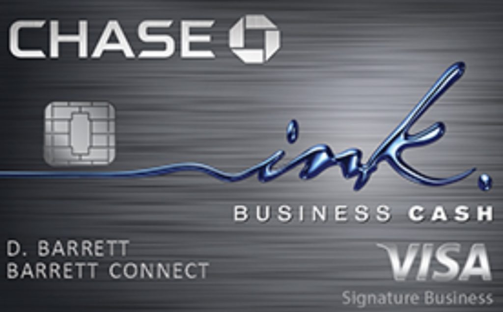 a credit card with a blue logo