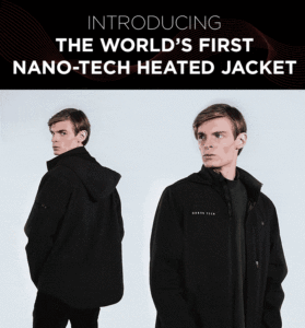 a man in black jacket