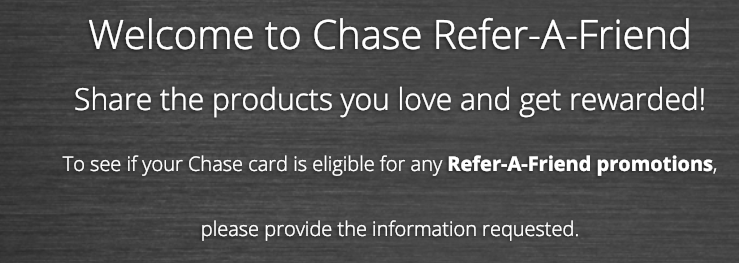 Chase Refer Friends