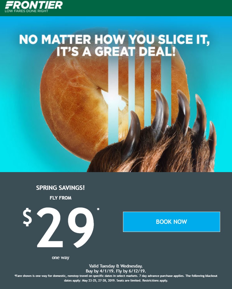 a advertisement for a bagel