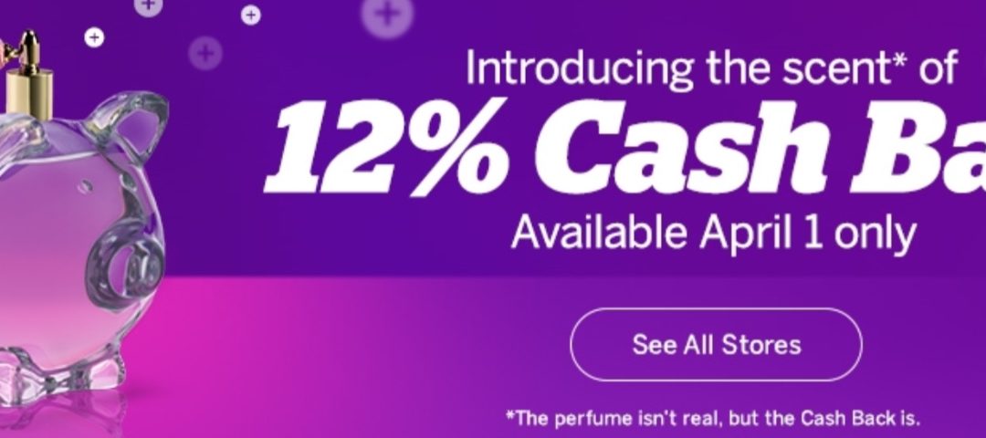 Today Only- 12% Cash Back at Ebates