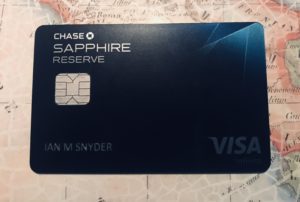 a black credit card on a map