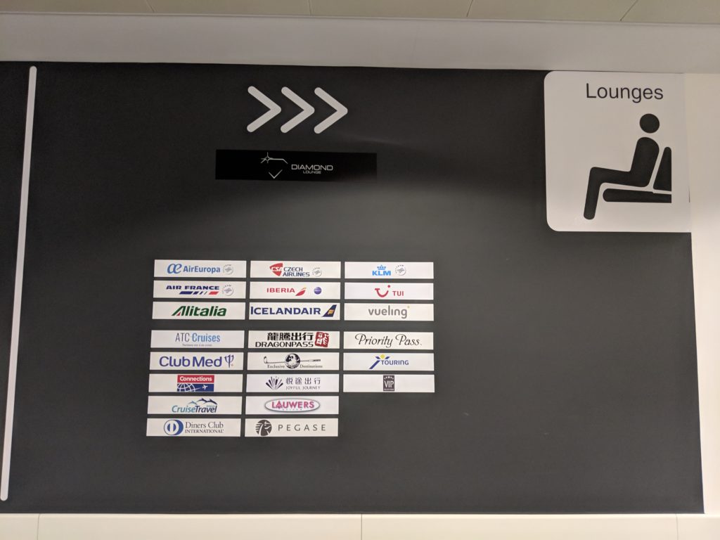 a sign with many logos on it