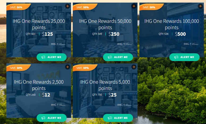Daily Getaways 2023 Week 1 (Monday): Buy IHG Points at .5 Cents Each