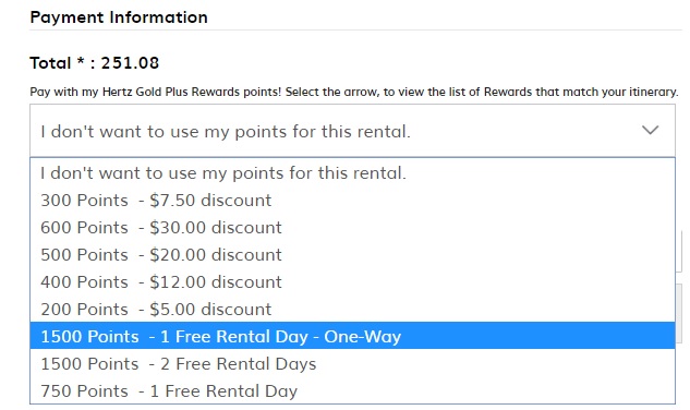 a screenshot of a rental program