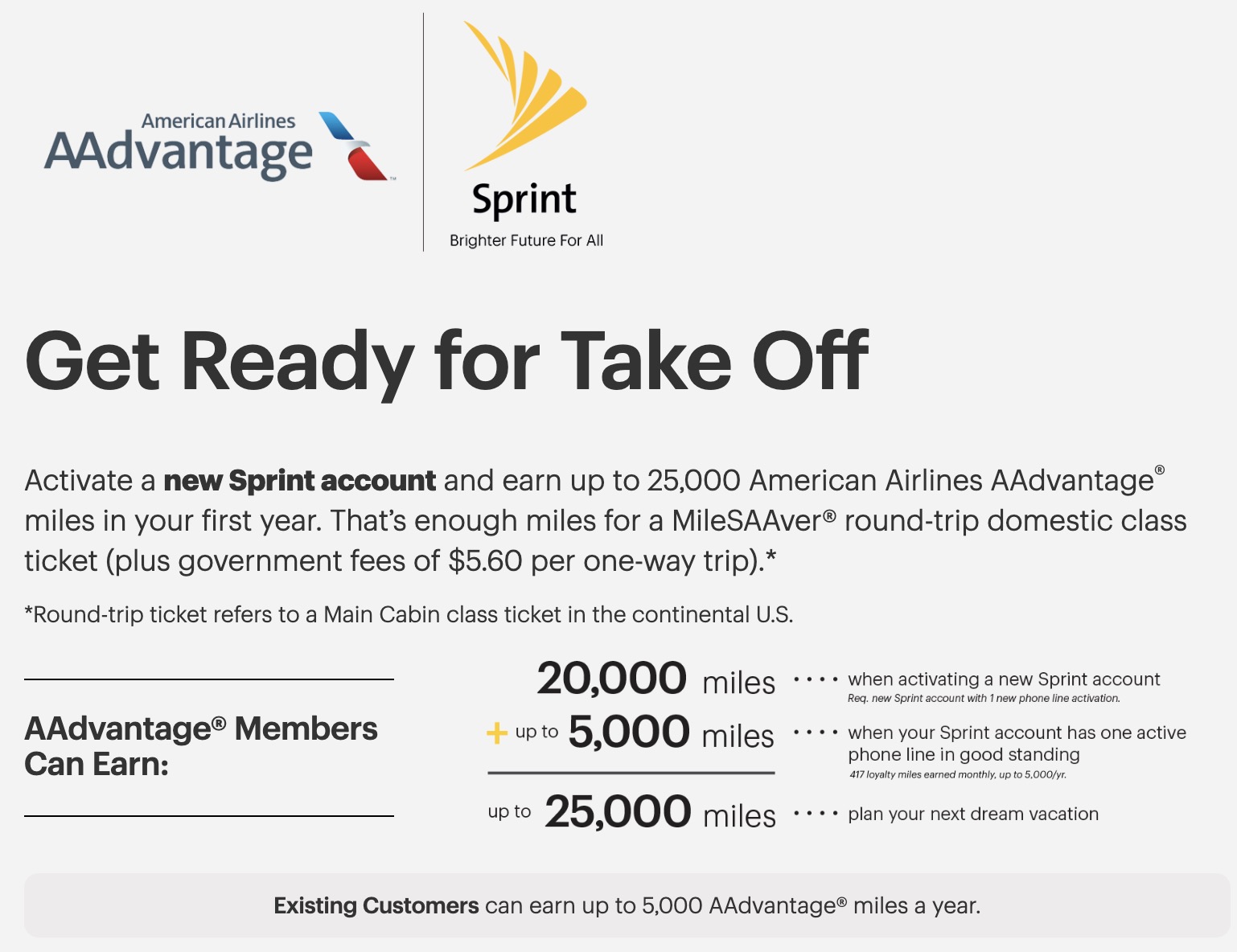 Up To 25 000 American Aadvantage Miles For Switching To Sprint Again In 2019 Points With A Crew