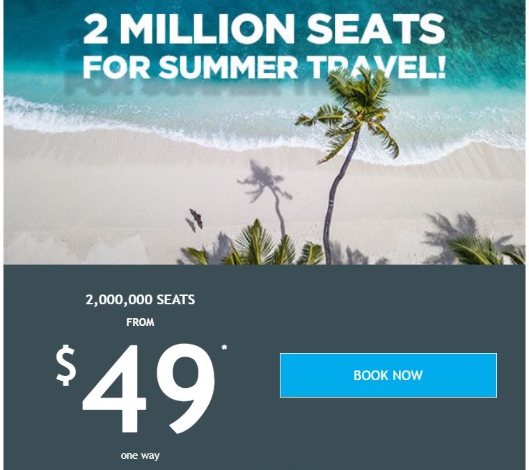 Frontier Beats Its Own Price Again…2 Million Seats on Sale from $25