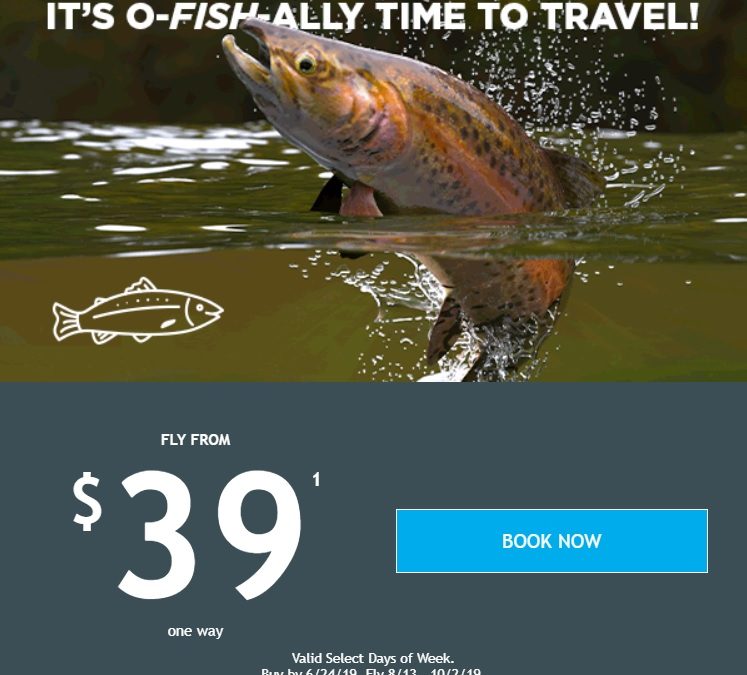 Frontier Flash: $25 Flights for Summer and Fall