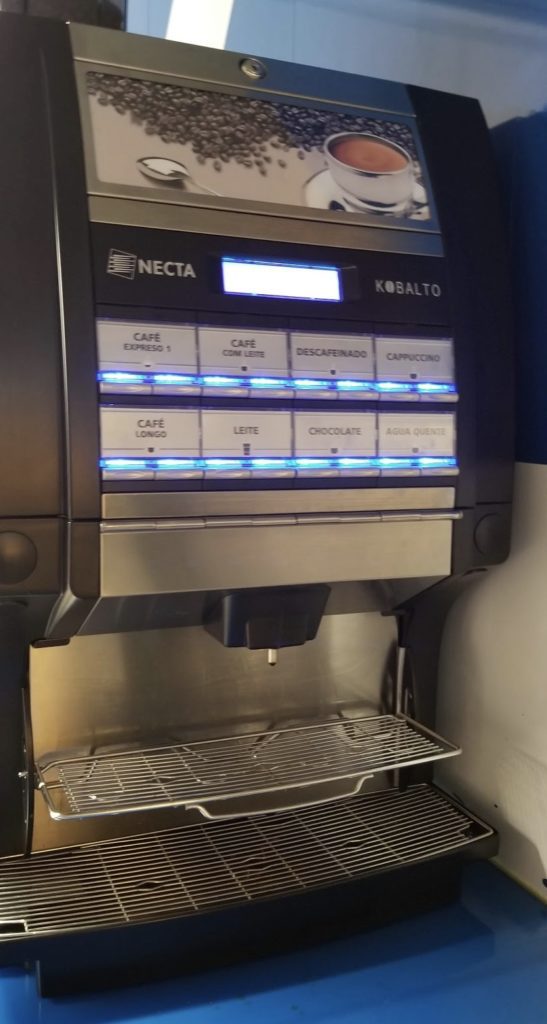 a machine with a display