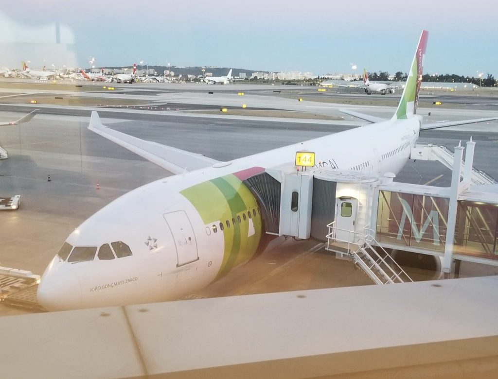 an airplane on the tarmac