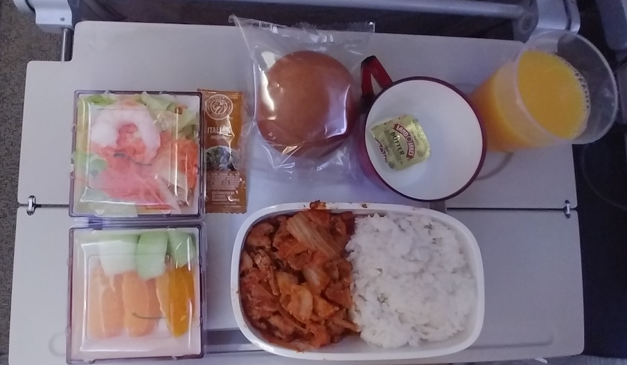 Asiana Airlines Economy Class second meal