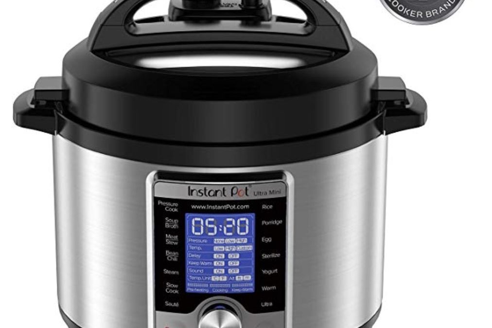 The instant pot we use for hotel room cooking is 50% off today at Amazon