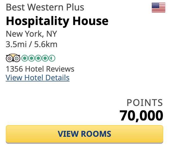 Best Western devalues with no notice – some hotels now cost 70,000 points