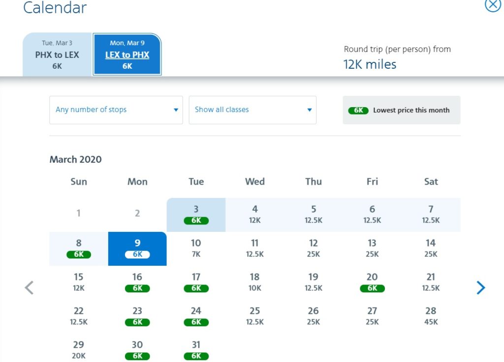 AA's Dynamic Award Pricing American Airlines