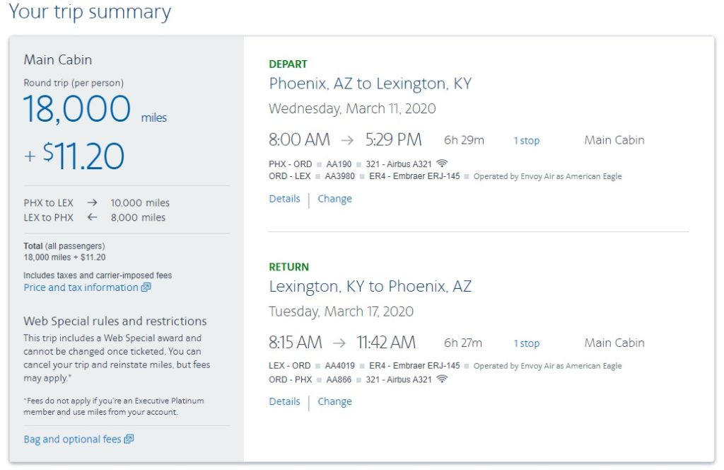 AA's Dynamic Pricing sweet spot American Airlines