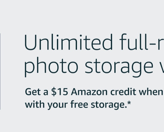 Get $15 off a future Amazon purchase with Amazon Photos (Targeted)