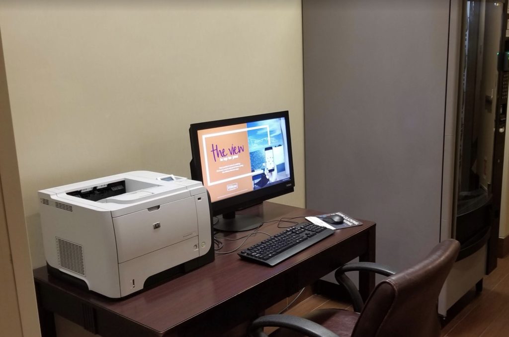 a printer and printer on a desk