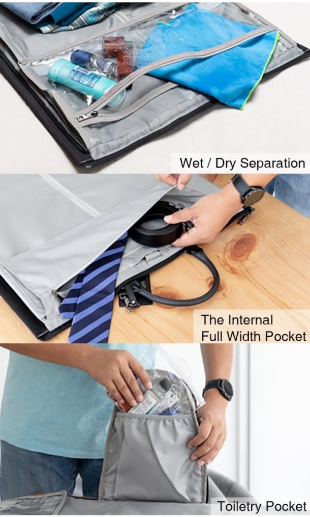 Kickstarter The Wrap Bag The Most Functional Garment Bag Points