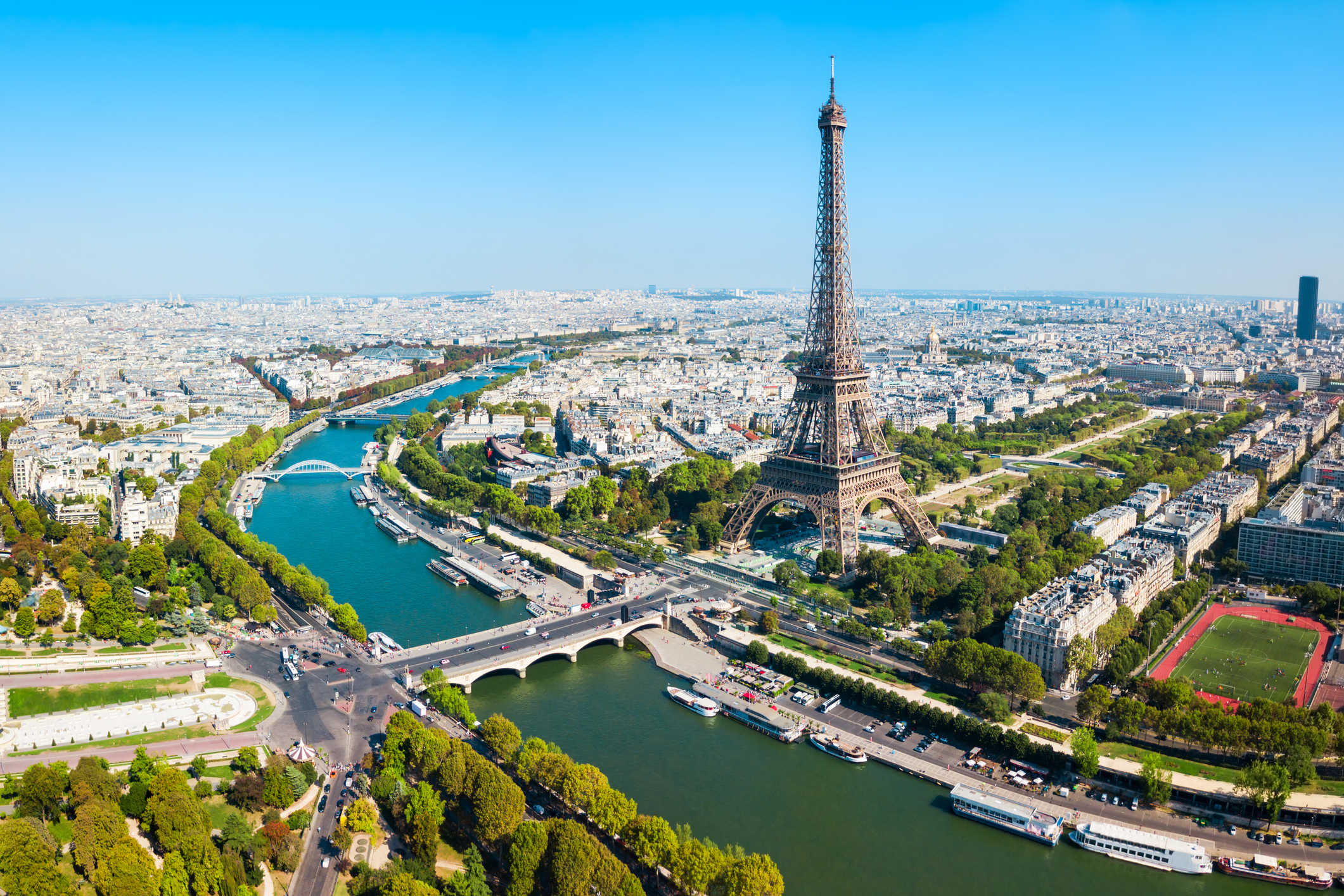 aerial tour of paris