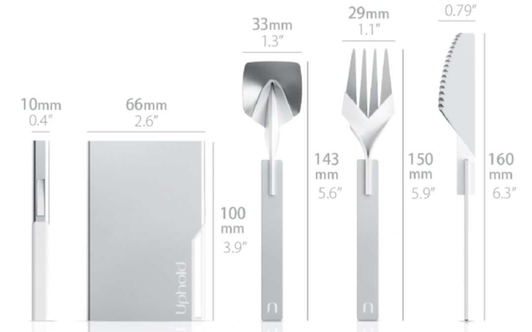 Kickstarter: Uphold Pocket-Size Reusable Folding Travel Cutlery