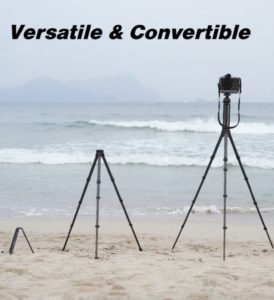 a camera on a beach