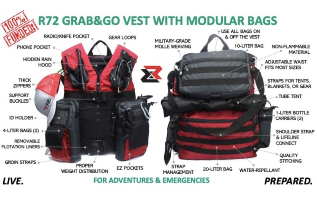 Kickstarter: R72 Grab&Go Vest with Modular Bags