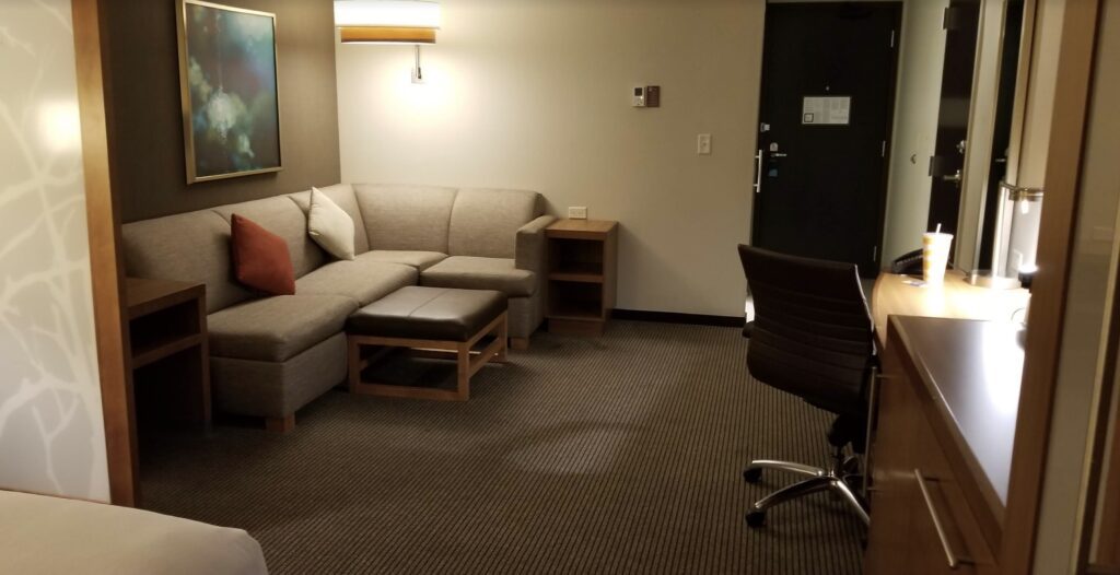 a couch in a room