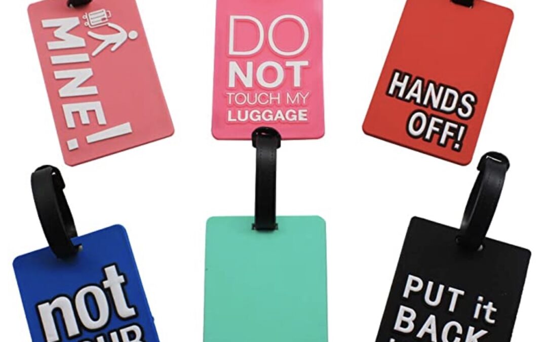 5 Quirky Luggage Tag Sets For Sale